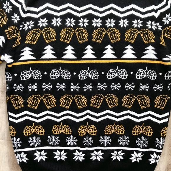 The Beer Store, Ugly Christmas Sweater, Brewers Retail, Beer Sweater, RARE, Med - Picture 8 of 11